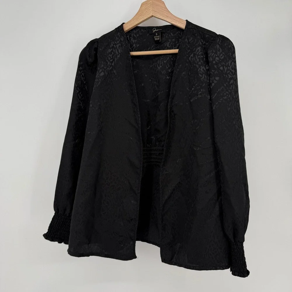 Japna front jacquard leopard